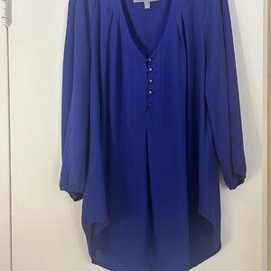 Daniel Rainn Royal Blue Blouse Women’s Size Small